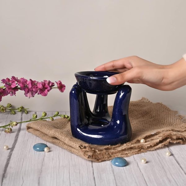 Hand-Shaped Ceramic Aroma Diffuser for Home Décor